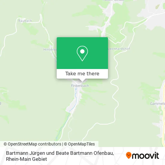 Карта Bartmann Jürgen und Beate Bartmann Ofenbau