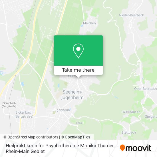 Heilpraktikerin für Psychotherapie Monika Thurner map