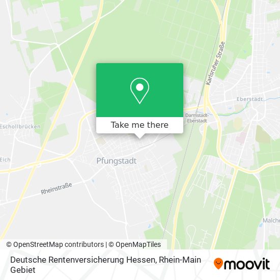 Deutsche Rentenversicherung Hessen map