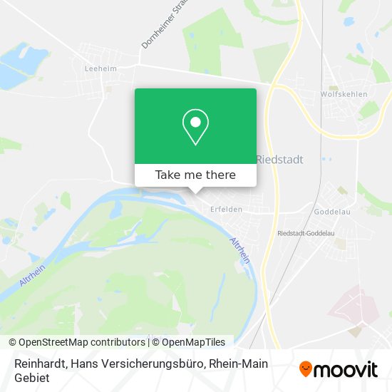 Reinhardt, Hans Versicherungsbüro map