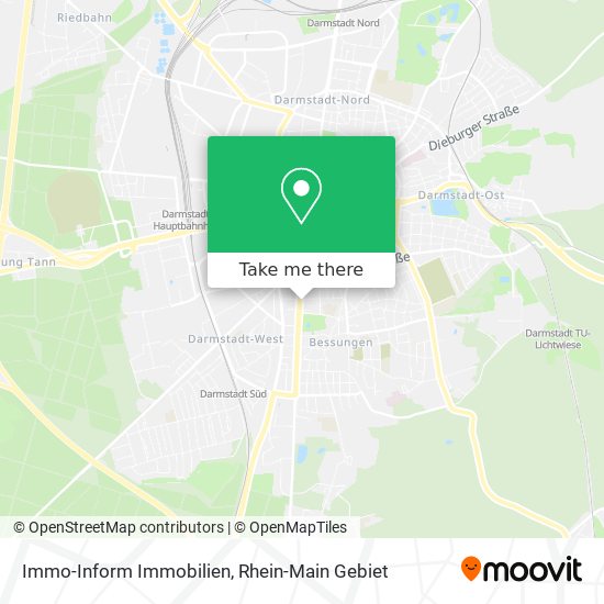 Immo-Inform Immobilien map