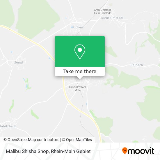 Карта Malibu Shisha Shop