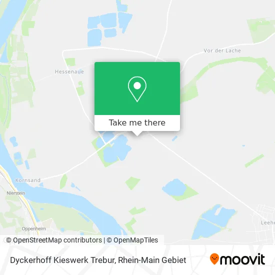 Карта Dyckerhoff Kieswerk Trebur
