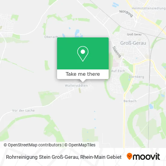 Карта Rohrreinigung Stein Groß-Gerau