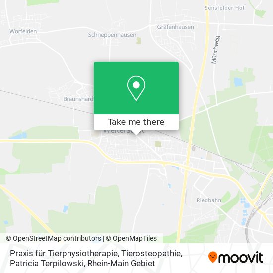 Praxis für Tierphysiotherapie, Tierosteopathie, Patricia Terpilowski map