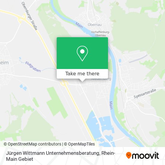 Jürgen Wittmann Unternehmensberatung map