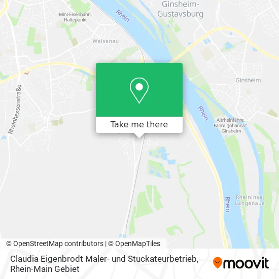 Карта Claudia Eigenbrodt Maler- und Stuckateurbetrieb