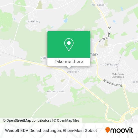 Weidelt EDV Dienstleistungen map