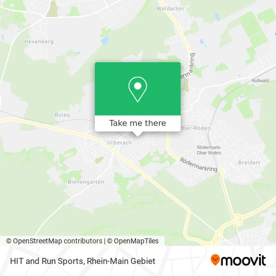 HIT and Run Sports map
