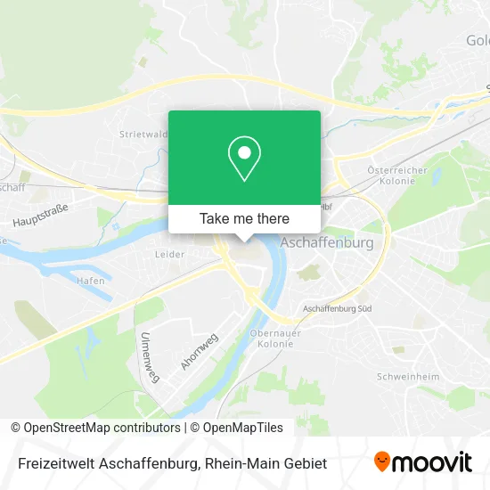 Карта Freizeitwelt Aschaffenburg