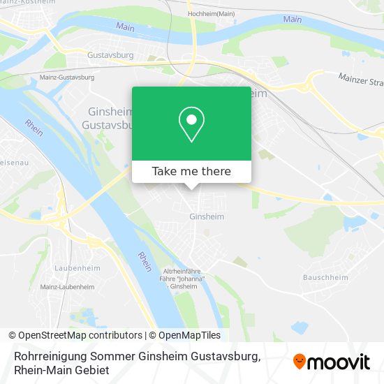 Rohrreinigung Sommer Ginsheim Gustavsburg map