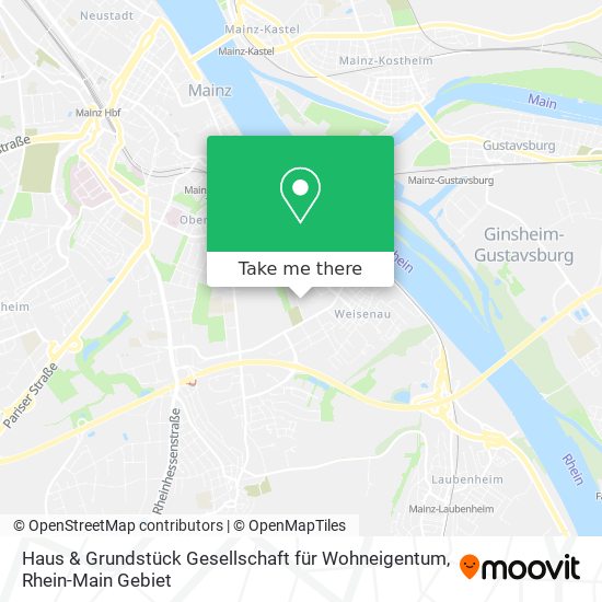 Haus & Grundstück Gesellschaft für Wohneigentum map