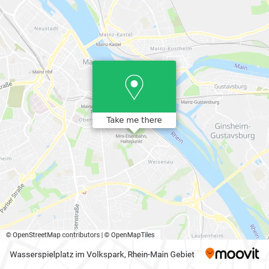 Карта Wasserspielplatz im Volkspark