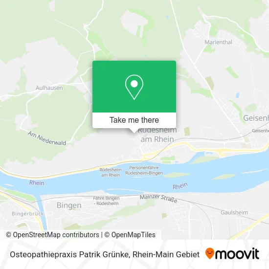 Карта Osteopathiepraxis Patrik Grünke