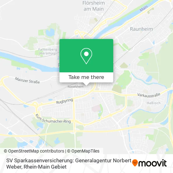 Карта SV Sparkassenversicherung: Generalagentur Norbert Weber