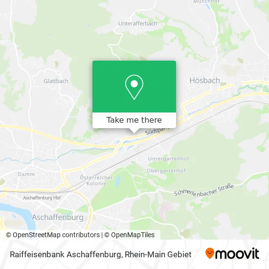 Карта Raiffeisenbank Aschaffenburg