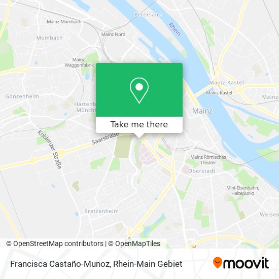 Francisca Castaño-Munoz map
