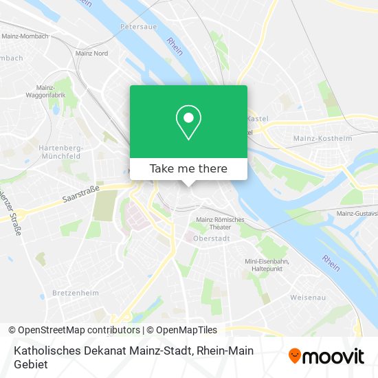 Katholisches Dekanat Mainz-Stadt map