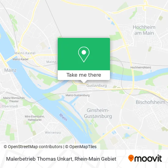 Карта Malerbetrieb Thomas Unkart