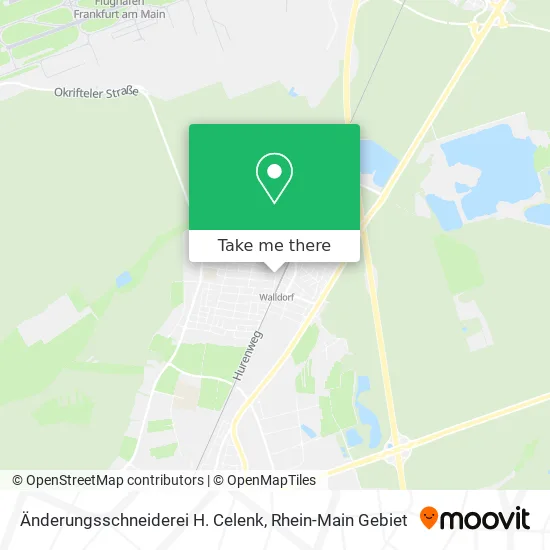 Карта Änderungsschneiderei H. Celenk