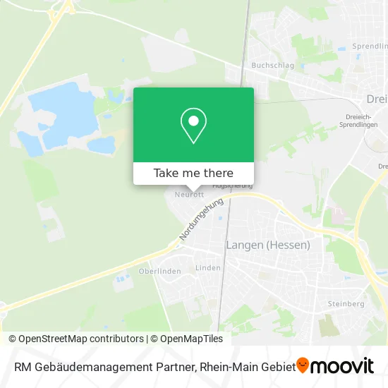 Карта RM Gebäudemanagement Partner
