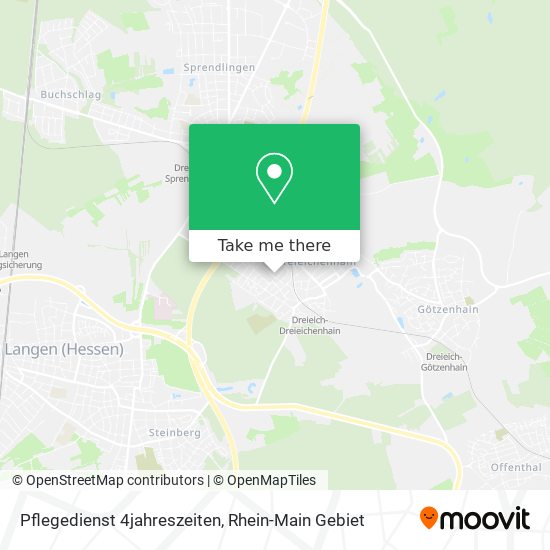 Pflegedienst 4jahreszeiten map