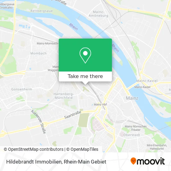 Карта Hildebrandt Immobilien