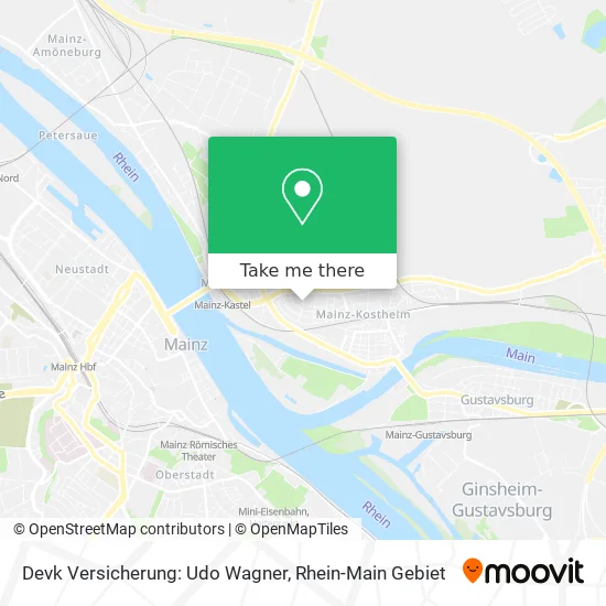 Карта Devk Versicherung: Udo Wagner