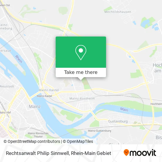 Карта Rechtsanwalt Philip Sinnwell