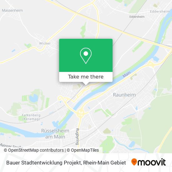 Bauer Stadtentwicklung Projekt map