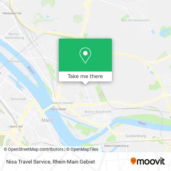 Карта Nisa Travel Service