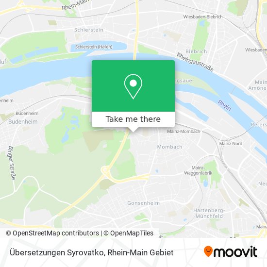 Übersetzungen Syrovatko map