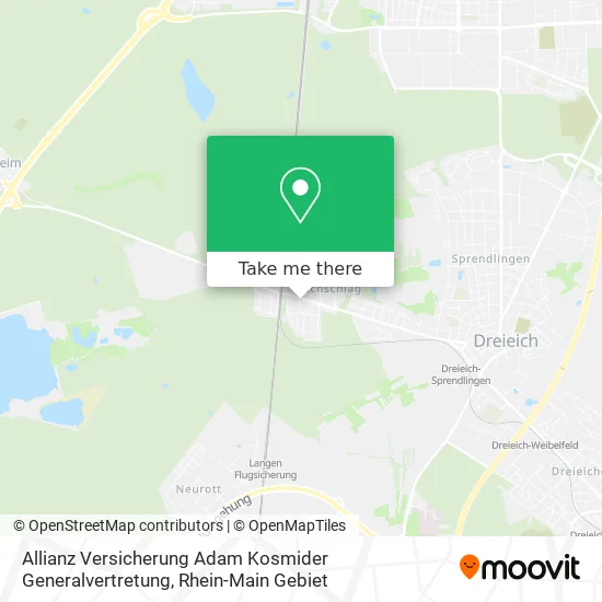 Allianz Versicherung Adam Kosmider Generalvertretung map
