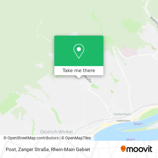 Карта Post, Zanger Straße