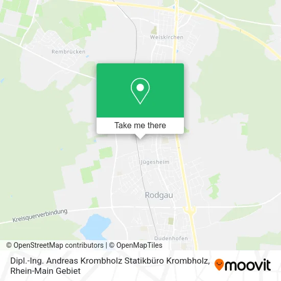 Карта Dipl.-Ing. Andreas Krombholz Statikbüro Krombholz