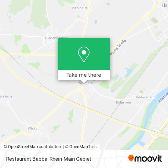 Restaurant Babba map
