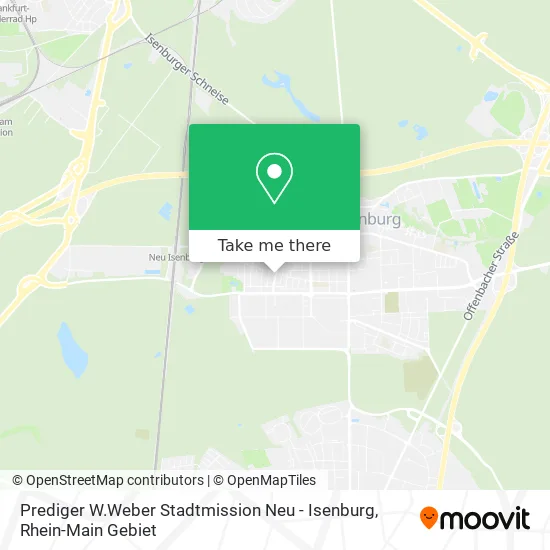 Карта Prediger W.Weber Stadtmission Neu - Isenburg