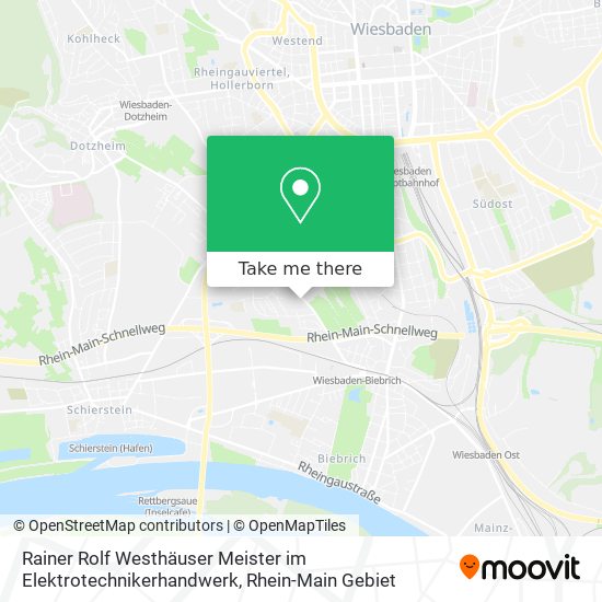 Rainer Rolf Westhäuser Meister im Elektrotechnikerhandwerk map