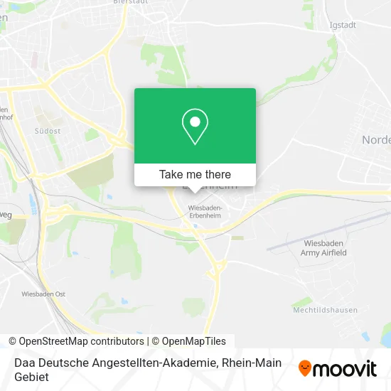 Карта Daa Deutsche Angestellten-Akademie