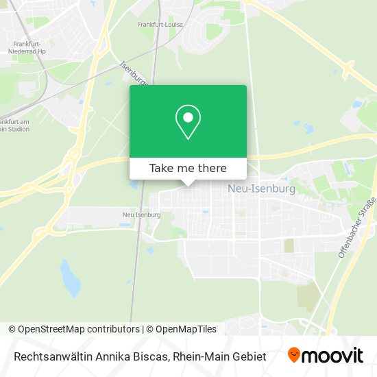 Rechtsanwältin Annika Biscas map