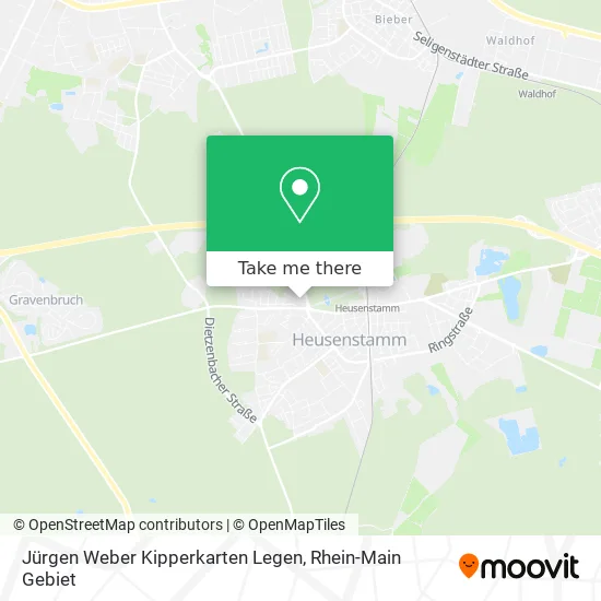 Карта Jürgen Weber Kipperkarten Legen