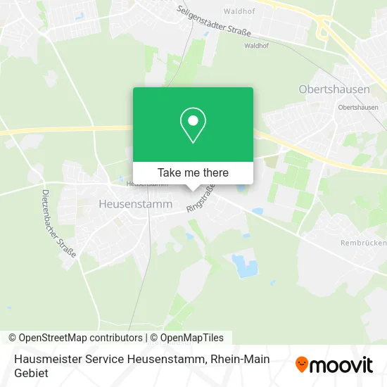 Карта Hausmeister Service Heusenstamm