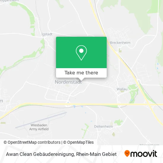 Карта Awan Clean Gebäudereinigung