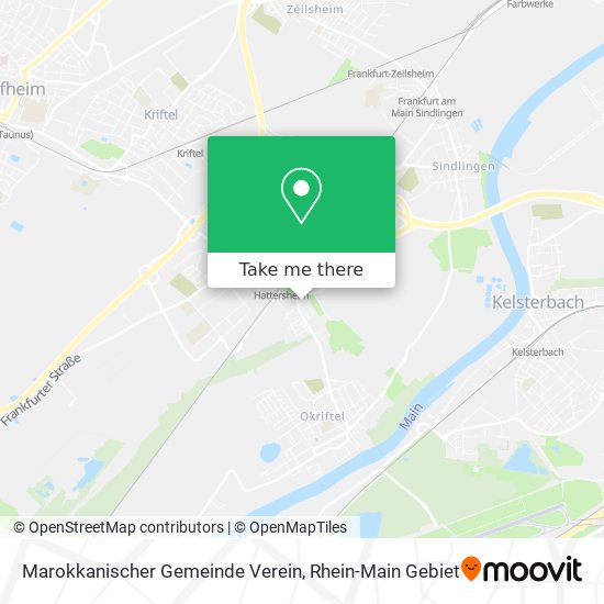 Marokkanischer Gemeinde Verein map