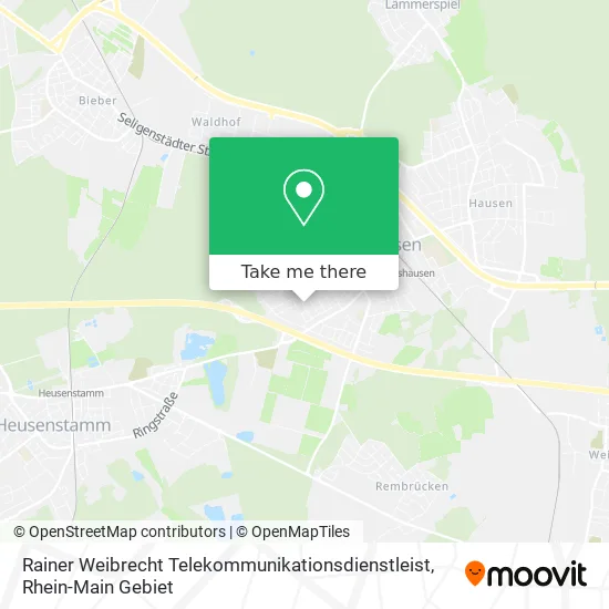 Rainer Weibrecht Telekommunikationsdienstleist map