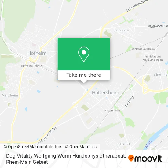 Карта Dog Vitality Wolfgang Wurm Hundephysiotherapeut