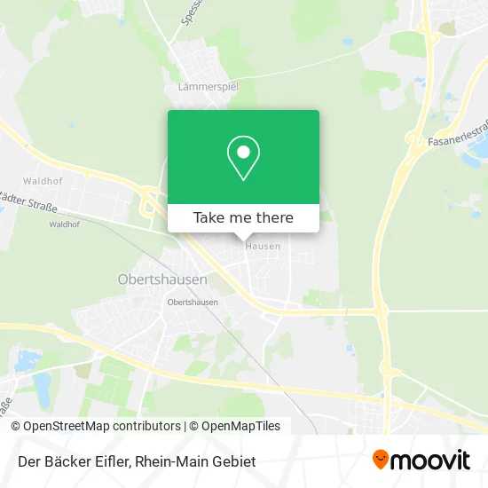 Карта Der Bäcker Eifler