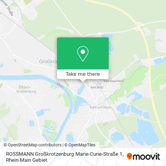 ROSSMANN Großkrotzenburg Marie-Curie-Straße 1 map