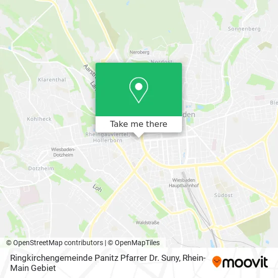 Карта Ringkirchengemeinde Panitz Pfarrer Dr. Suny