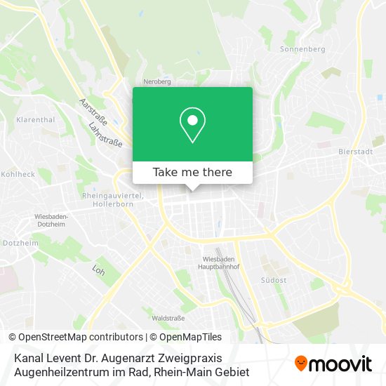 Карта Kanal Levent Dr. Augenarzt Zweigpraxis Augenheilzentrum im Rad
